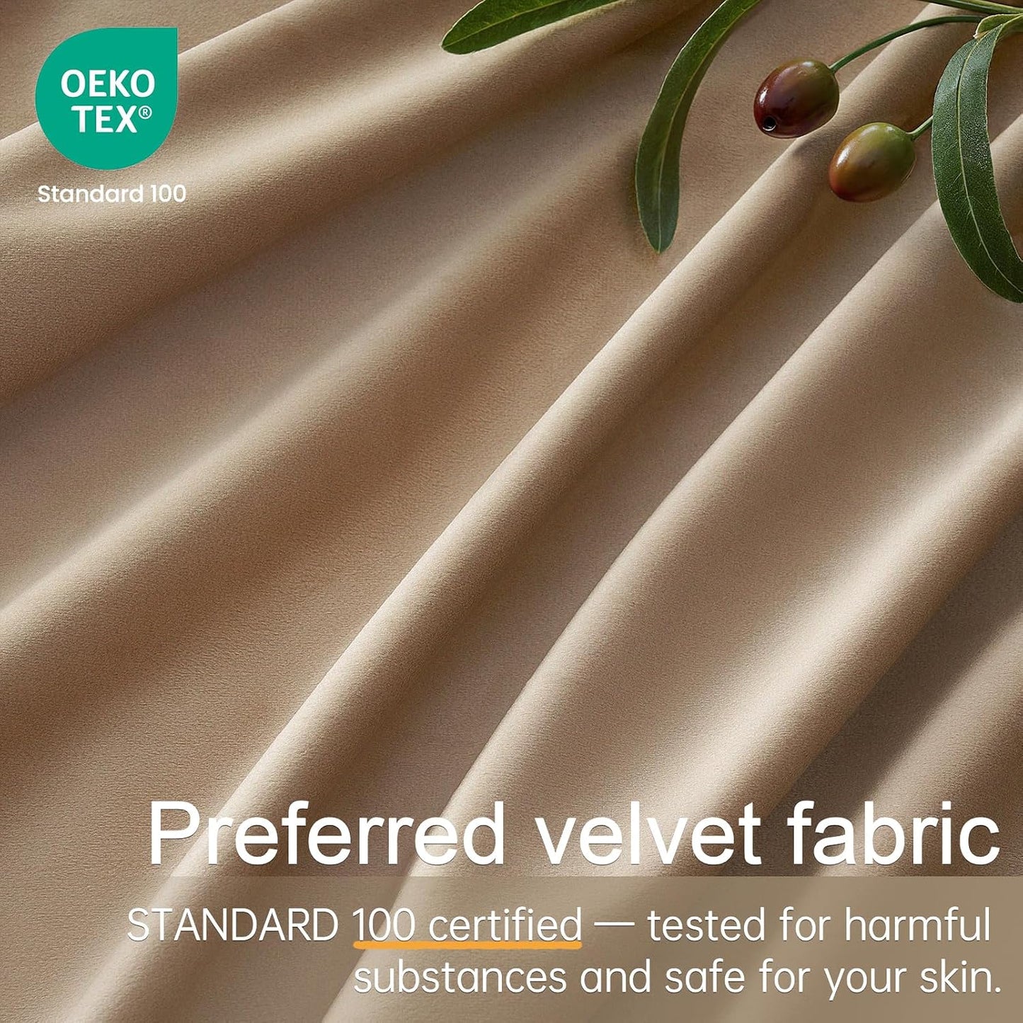 Luxury Velvet Grommet Room-Darkening Curtains