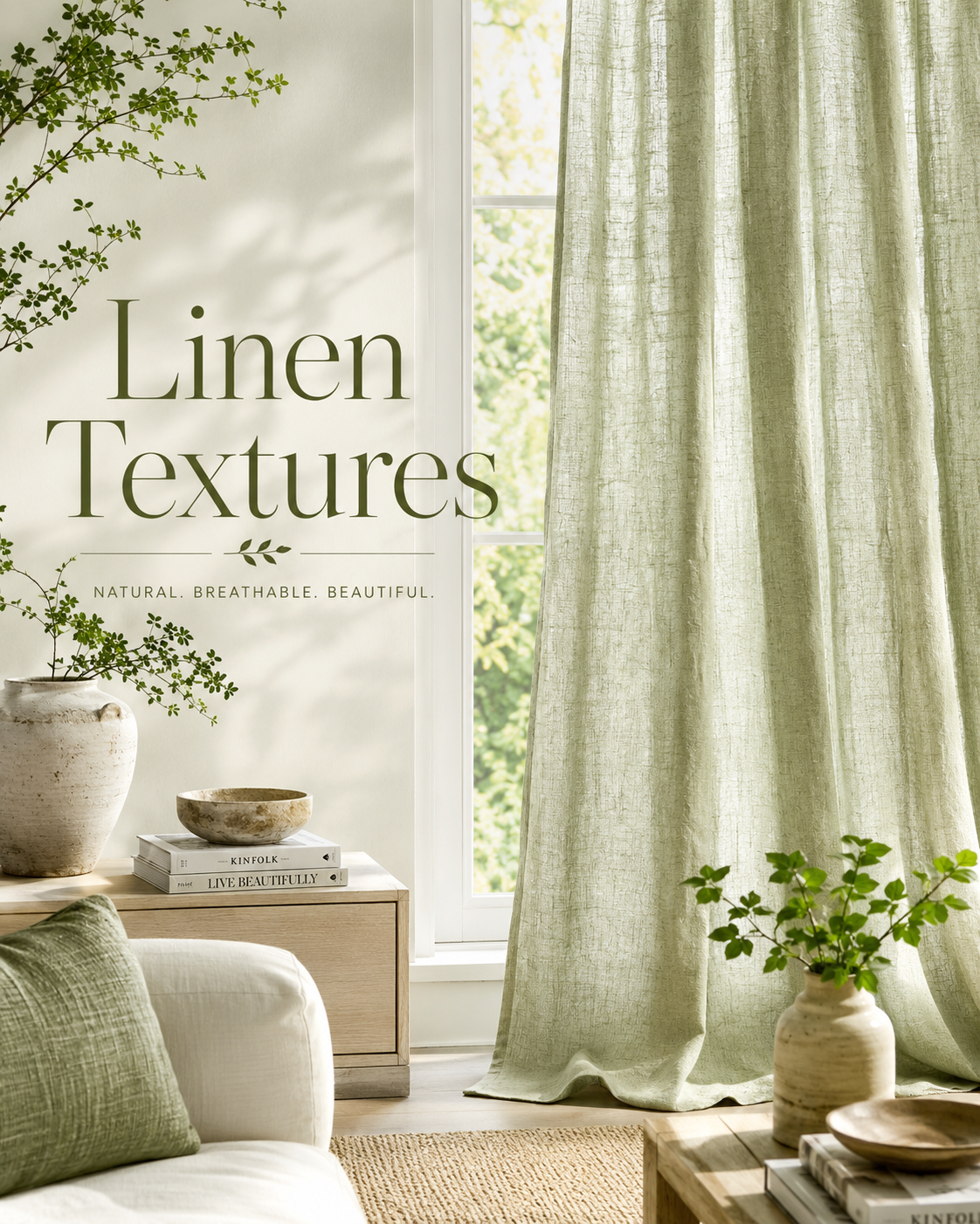 Dawn-test Linen & Linen-look Curtains