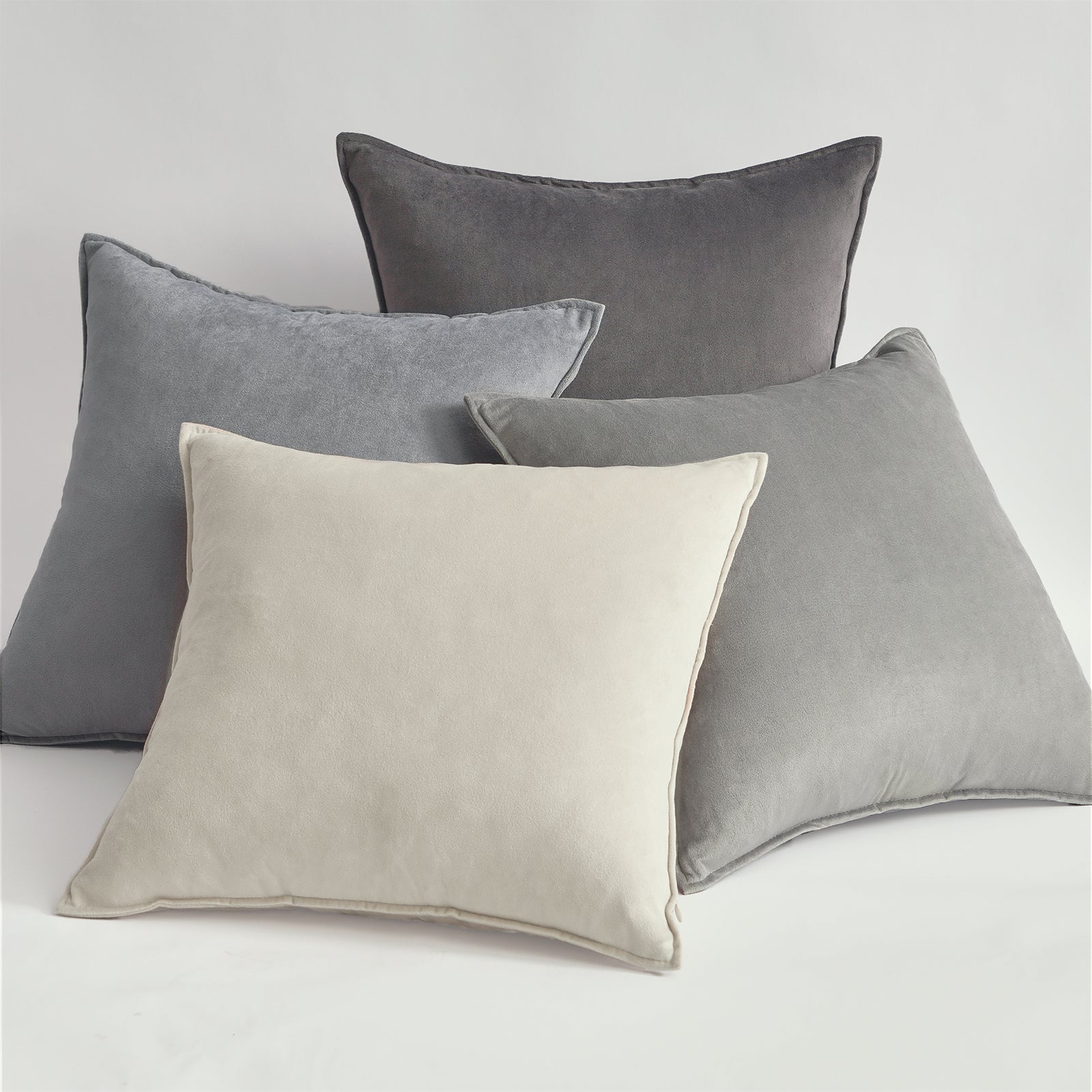 Topfinel Square Velvet Gradient Pillow Cover Set Of 4