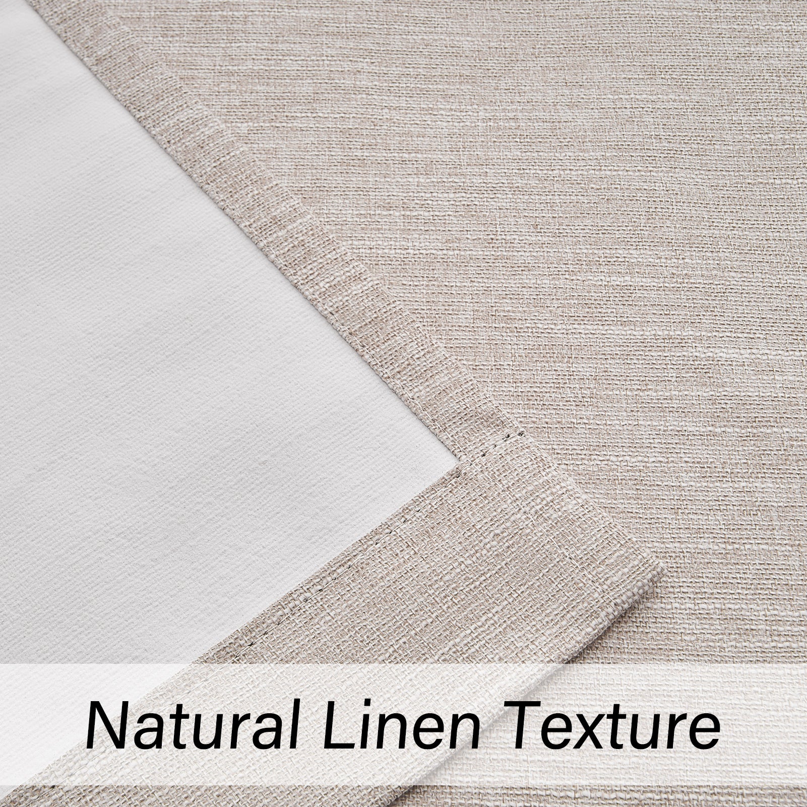 Grommet Top Thick 100% Blackout Drapes Full Light Blocking Curtains