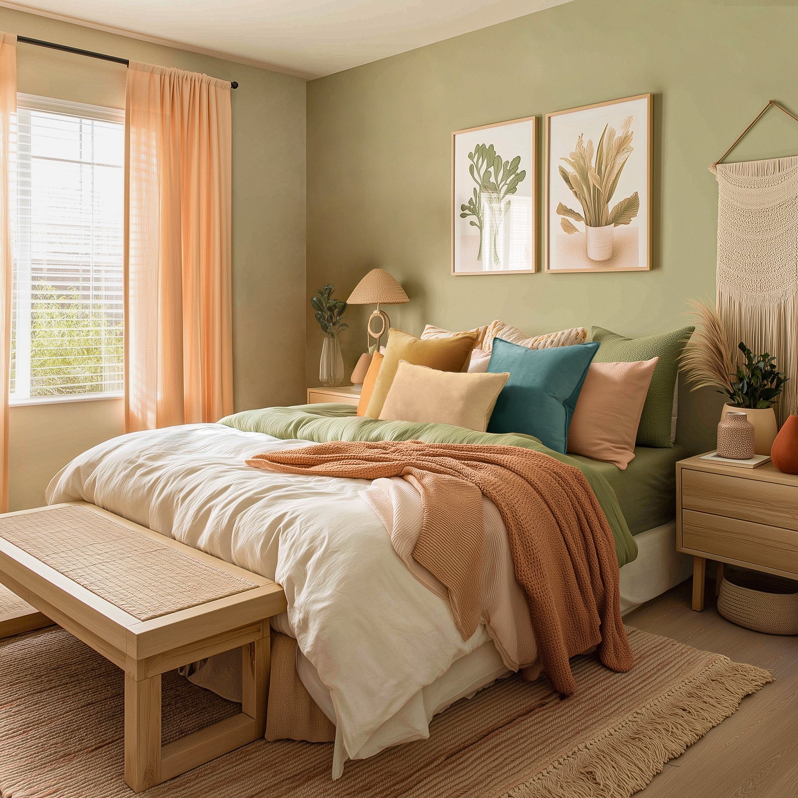 Topfinel Square Velvet Gradient Pillow Cover Set Of 4