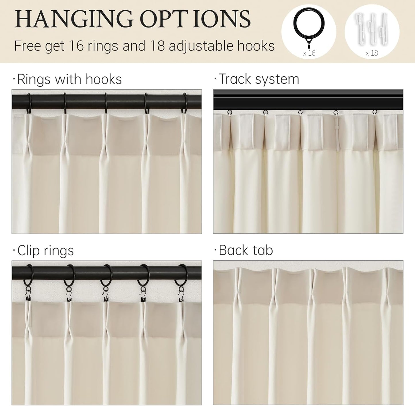 Extra Wide Velvet Pinch Pleat Room Darkening Drapes, 1 Panel
