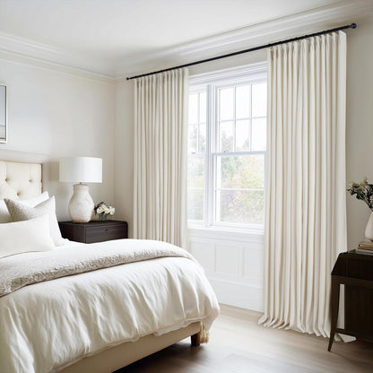 Extra Wide Velvet Pinch Pleat Room Darkening Drapes, 1 Panel