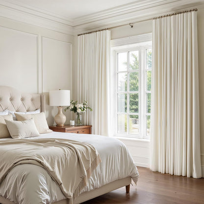 Luxury Velvet Room Darkening Curtains, 2 Panels