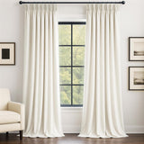 Velvet Pinch Pleat Room Darkening Drapes, 2 Panels