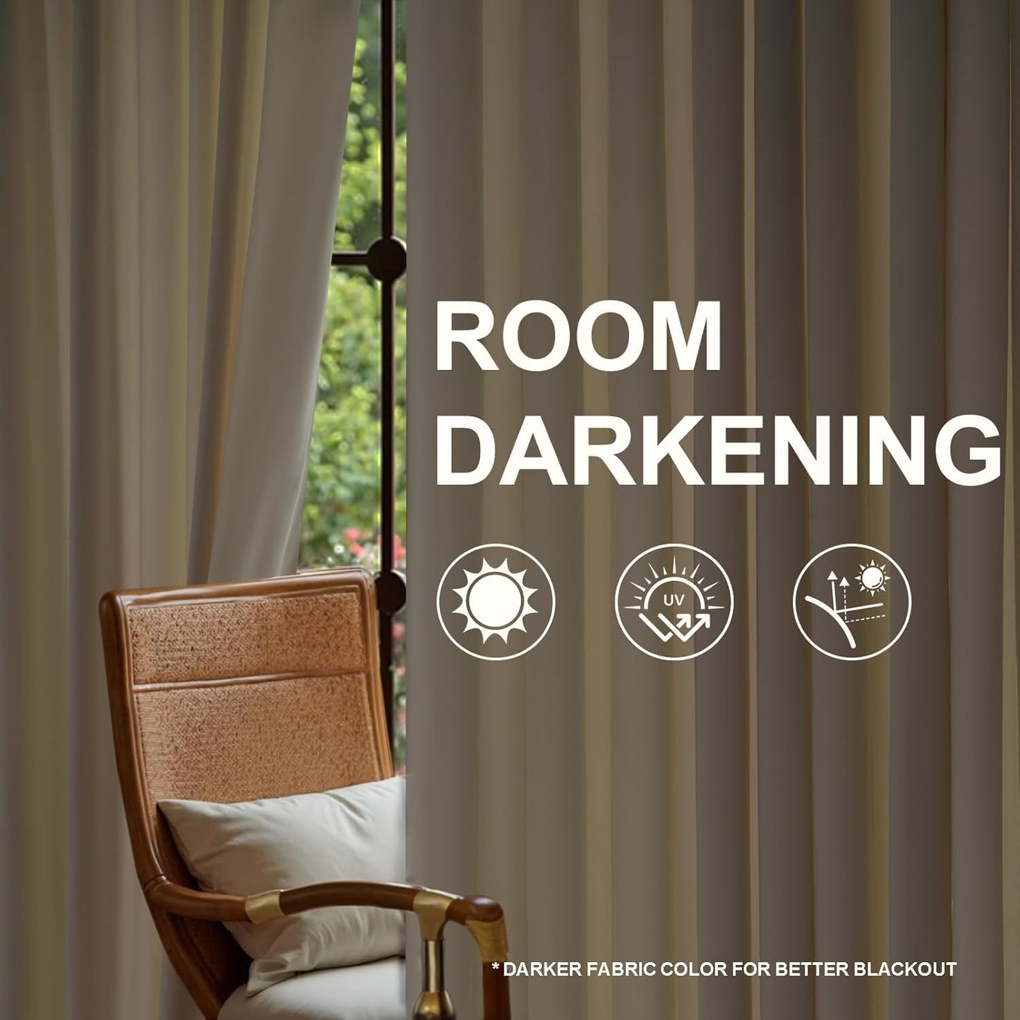 Extra Wide Velvet Pinch Pleat Room Darkening Drapes, 1 Panel