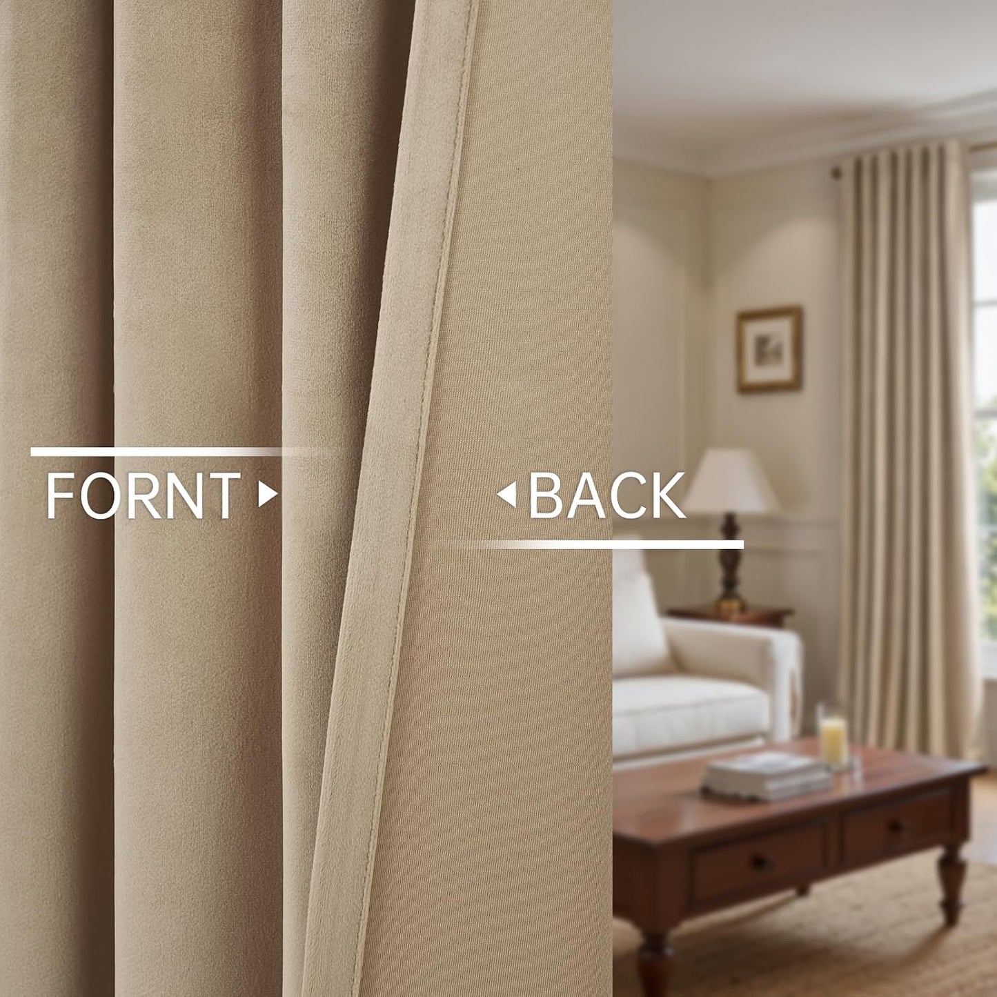 Luxury Velvet Pinch Pleat Room Darkening Drapes, 2 Panels