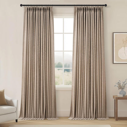 Linen curtain front view