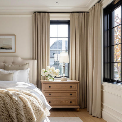Luxury Velvet Room Darkening Curtains, 2 Panels