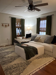 Beautiful, expensive-looking curtains that elevated my whole living room