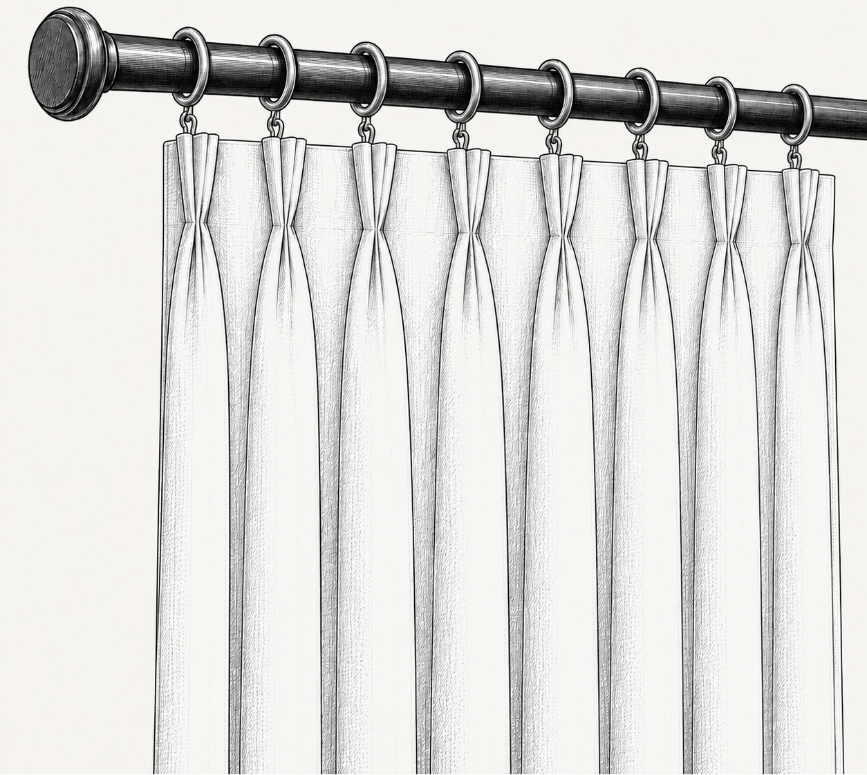 Pinch Pleat