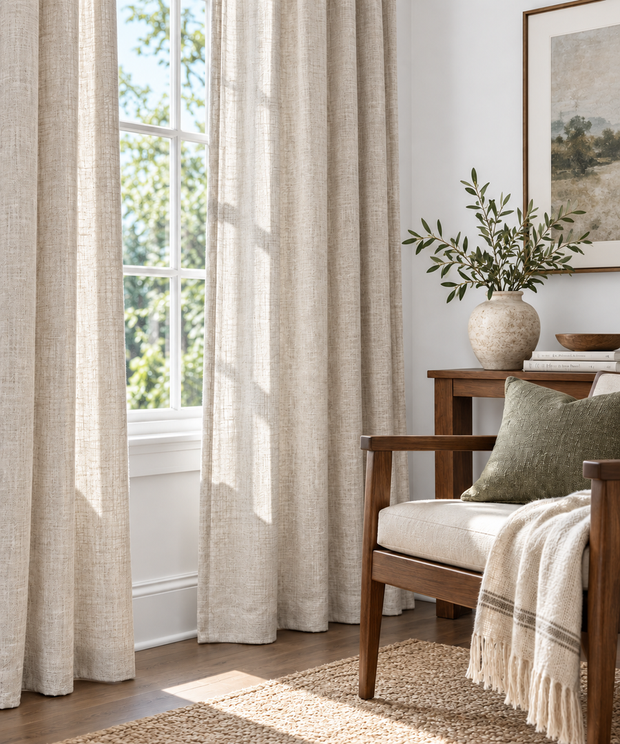SHOP CURTAINS →