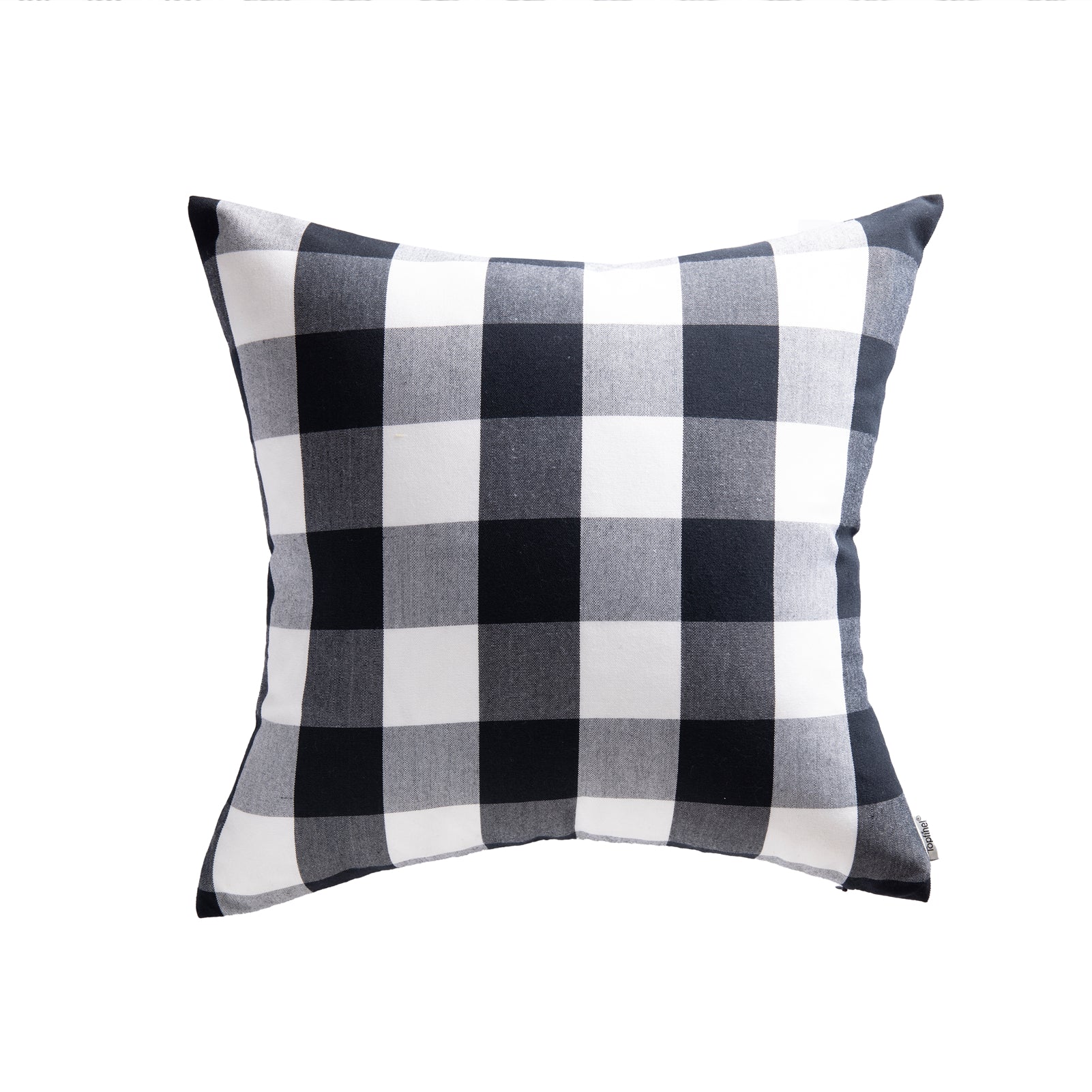 Buffalo Check Plaid Canvas Striped Decorative Pillow Covers