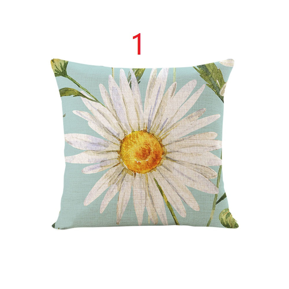 Farmhouse Daisy Decorations Sunflower Pillows Covers