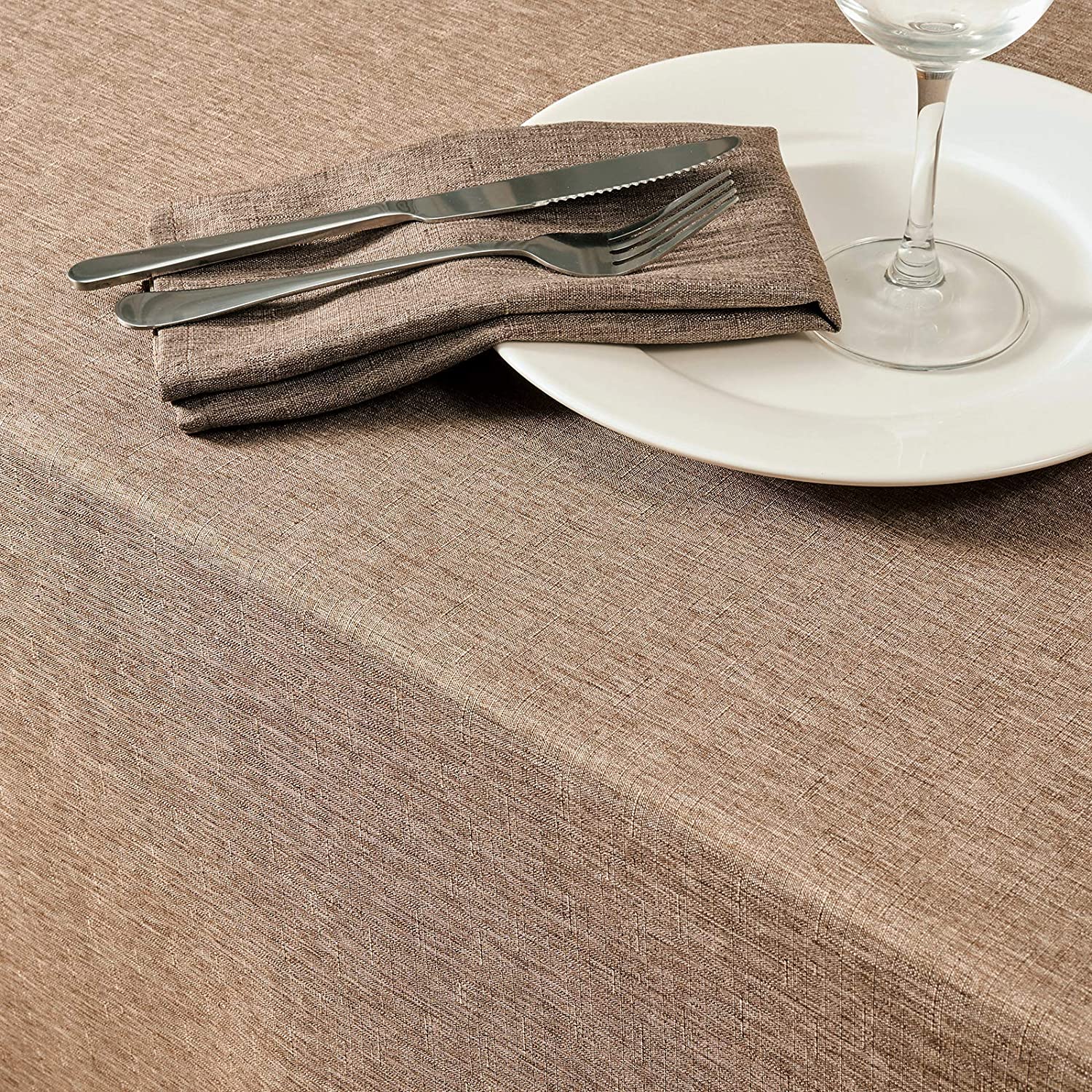 Linen Farmhouse Waterproof Anti-Shrink Soft Table Cloth