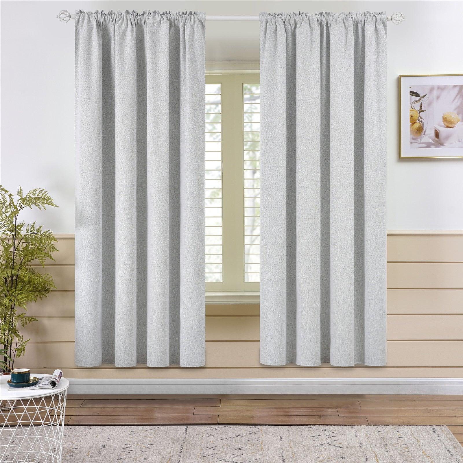 Custom Curtain Recommendation  -Faux Linen 100% Blackout Insulating Curtains Suit Baby Night Shift Worker For Bedroom,Living Room,1 Panel - Topfinel