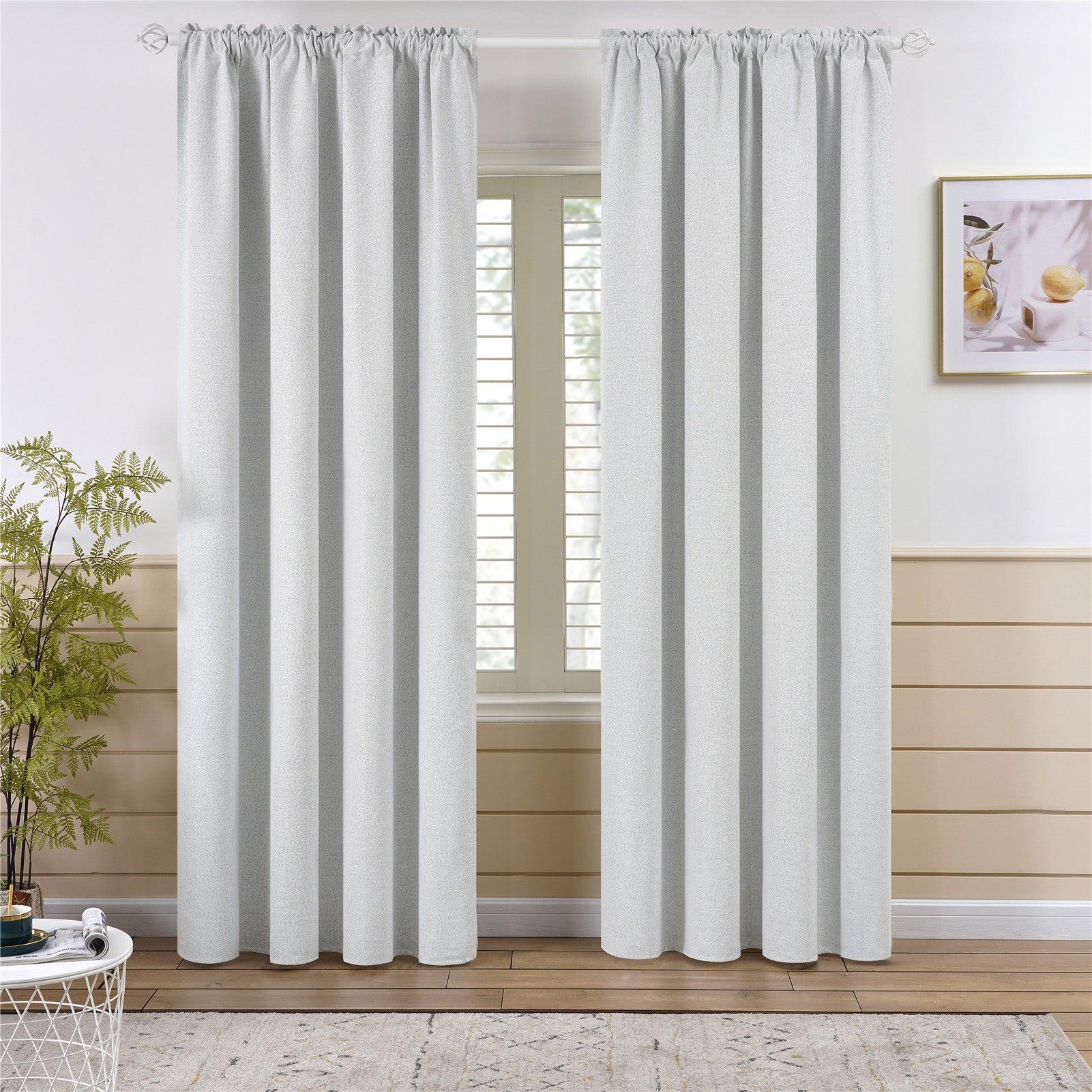 Topfinel Faux Linen 100% Blackout Insulating Curtains Suit Baby Night Shift Worker For Bedroom - Topfinel