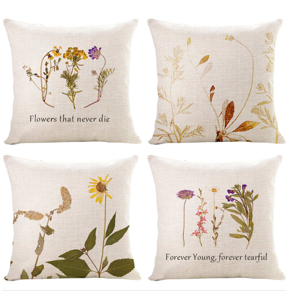 Beautiful Daisy Fabric Pillow Covers