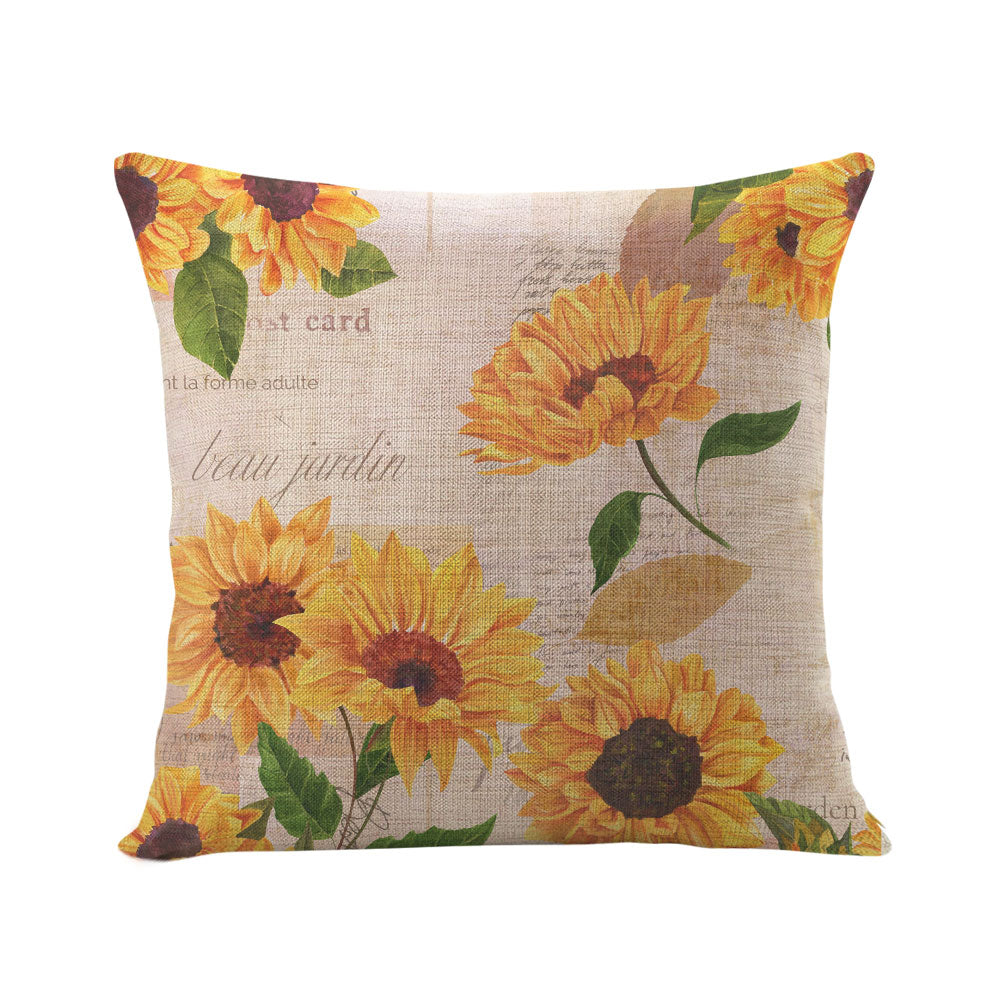 Garden Series Decorative Throw Pillow Covers,Farmhouse Sofa Couch for Home Decors