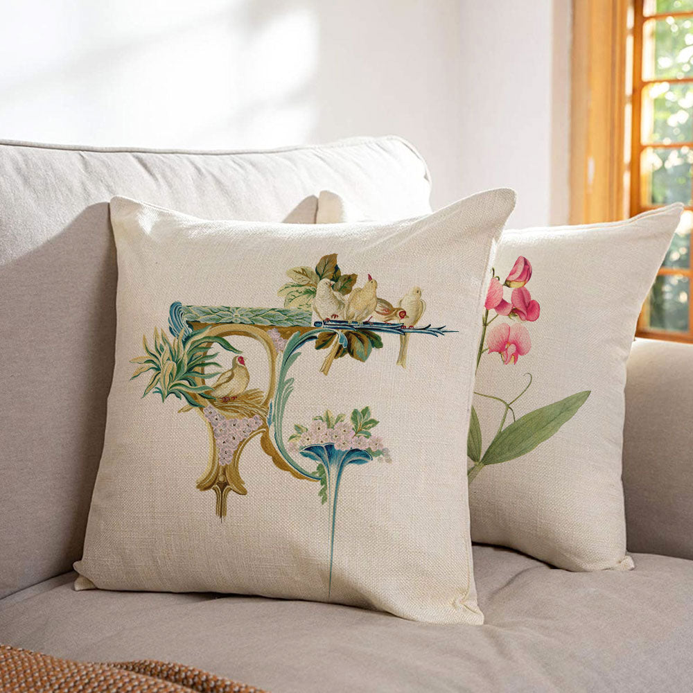 Farmhouse Spring Flower Pillow Covers